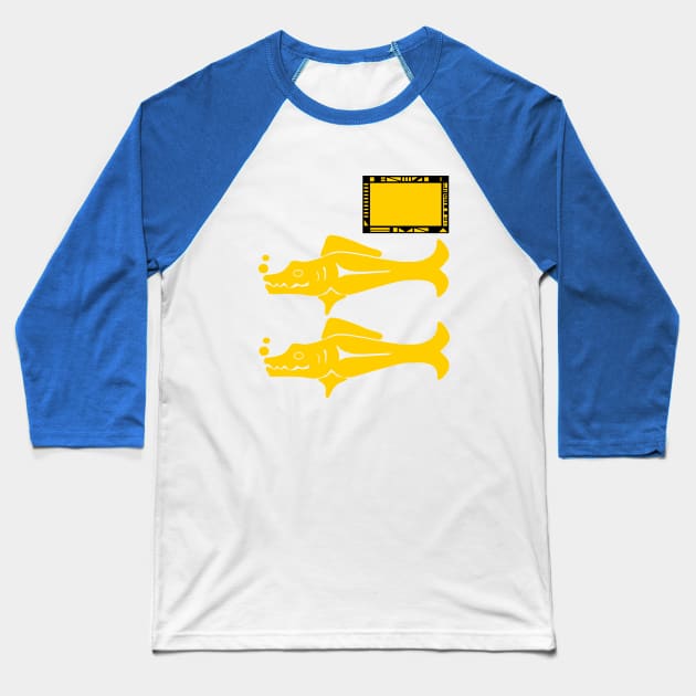 Blue Barracudas Baseball T-Shirt by pherpher